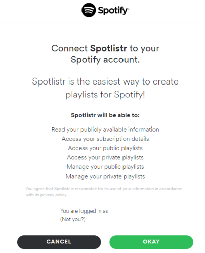 доступ Spotify-счета