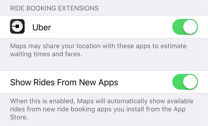 Расширения Apple Maps
