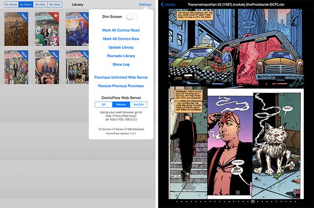 Лучшие приложения для чтения комиксов на вашем iPad comicflow2