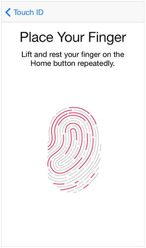 Touch ID горе: поиск и устранение неисправностей Сканер отпечатков пальцев iPhone 5S поместите палец