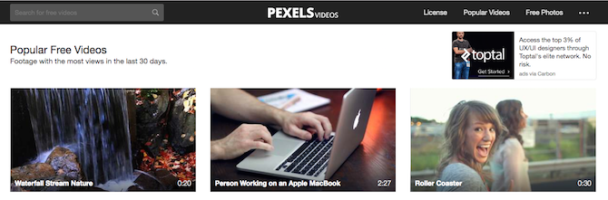 3 места, где можно найти отличные видеоклипы Pexels, не требующие оплаты роялти