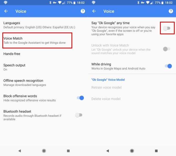 Как заблокировать Google от прослушивания на Android Отключить ОК Google Android