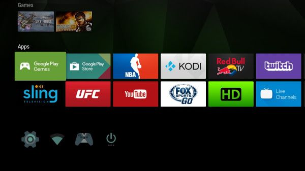 Android TV настройки домашнего экрана
