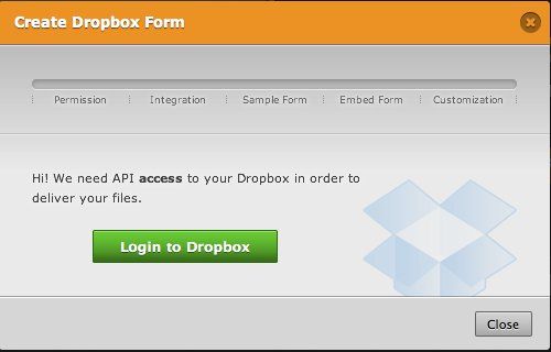 обмен файлами в Dropbox