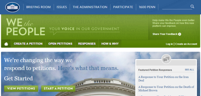 Whitehouse-петиций