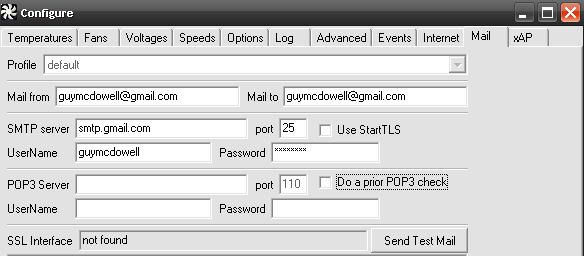Как использовать SpeedFan для удаленного мониторинга почтовой конфигурации компьютера