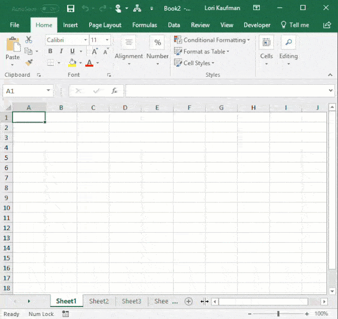 просмотреть больше вкладок Excel Excel