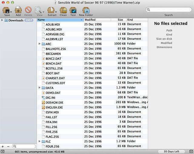 Открывайте .ZIP и архивные файлы в Mac OS X, не распаковывая их.