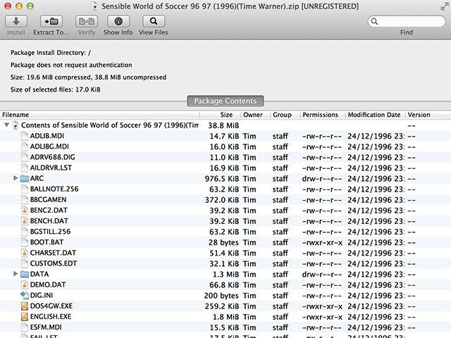 Открывайте .ZIP & Archive файлы в Mac OS X, не распаковывая их Первый pacficist