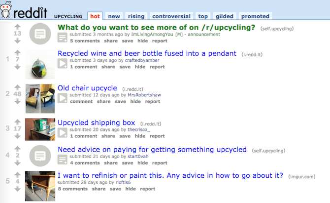 reddit повторно использовать повторно использовать upcycling