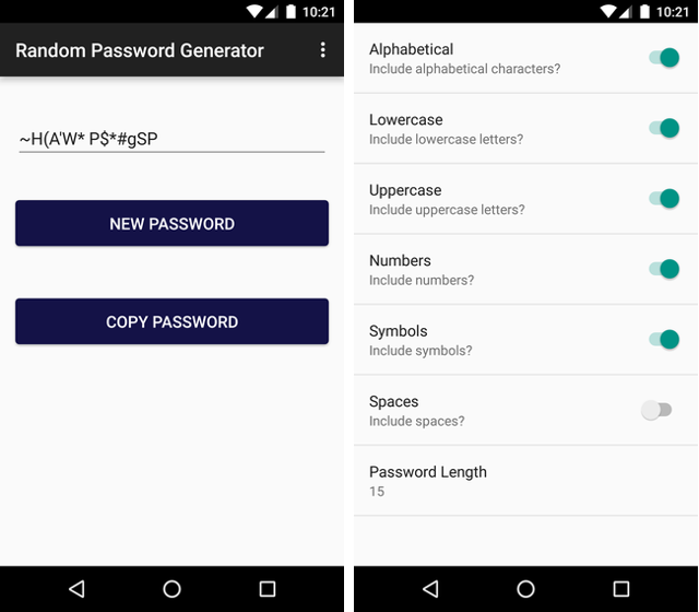 AndroidPasswordGenerator-Random-Password-Generator