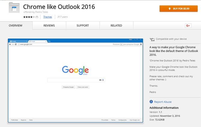 Chrome как расширение Outlook Gmail