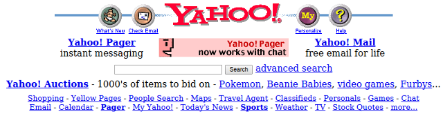 старая-поисковые системы Yahoo