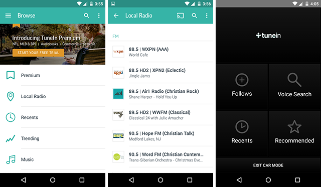 лучший Android-потоковое приложение-TuneIn-радио