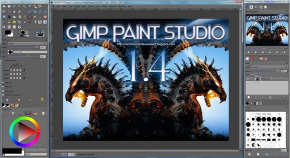 бесплатная краска GIMP