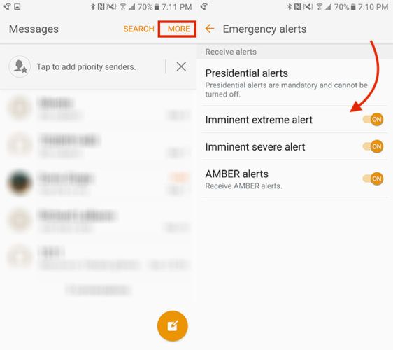 Как отключить экстренные оповещения (AMBER) на вашем смартфоне AndroidAlerts 562x500