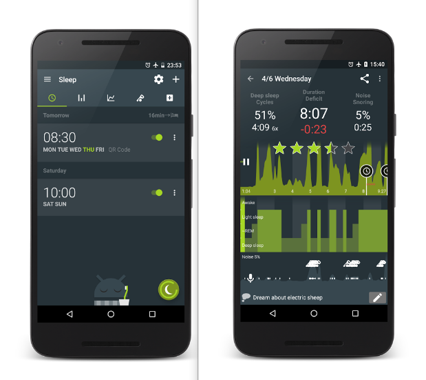 Сон как мобильное приложение для Android