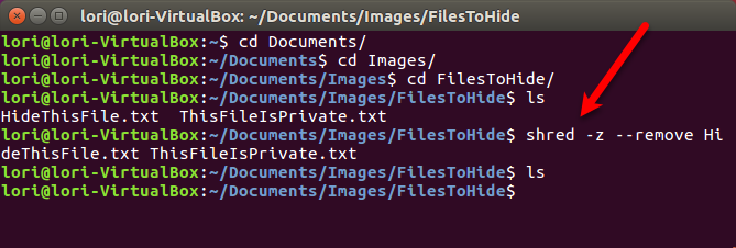 скрыть файлы в изображениях в Linux