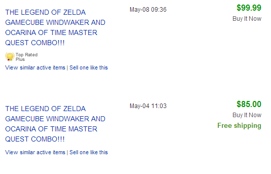 Zelda Wind Waker и Ocarina Master Quest Combo _ eBay