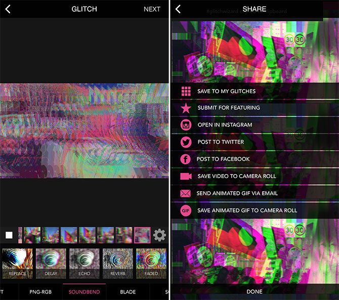 Glitch Art Apps для iphone - Glitch Wizard