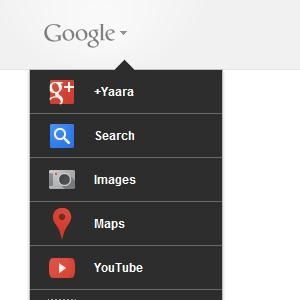 панель инструментов Google