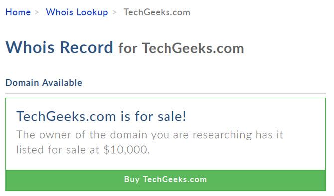 TechGeeks для продажи