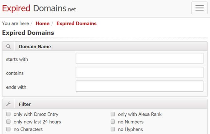 expireddomains поиск домена