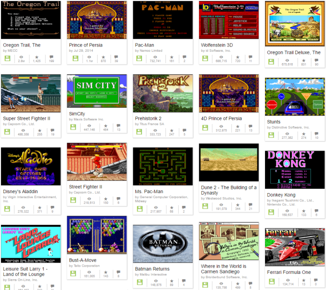 4 сайта, где вы можете скачать старые игры для ПК бесплатно Интернет архив игр DOSBox