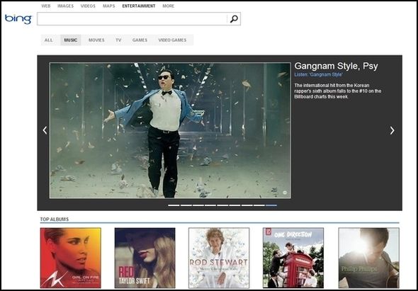 Больше, чем Google: Лучшие Биты Bing Bing Развлечения Music1