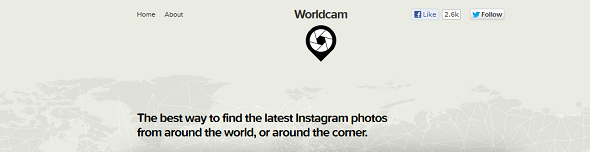 Найти Instagram фото по местоположению с Worldcam Worldcam header