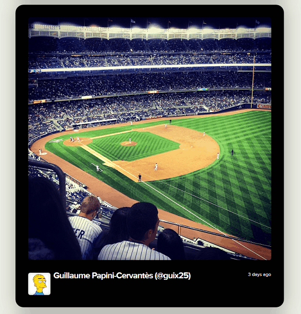Найти Instagram фото по местоположению с Worldcam Worldcam Yankees Stadium