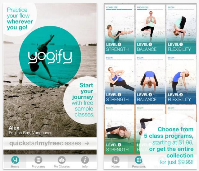 Yogify-приложение