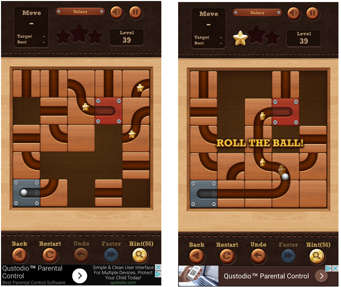 17 быстрых, веселых и бесплатных мобильных игр для быстрого решения RollTheBall iPhone