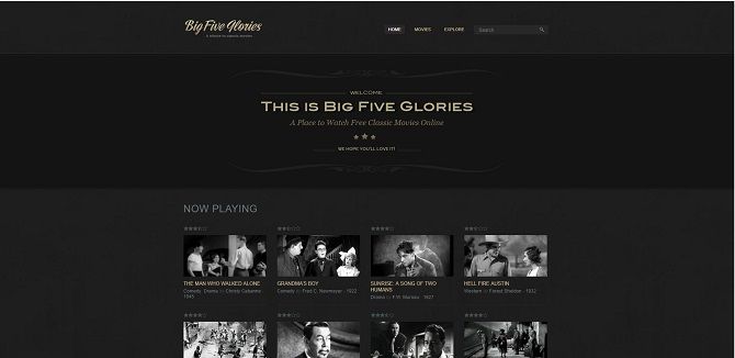 Лучшие бесплатные фильмы потоковые сайты - Big Five Glories