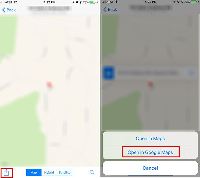 Как всегда открывать маршруты в Google Maps на iOS WhatsApp