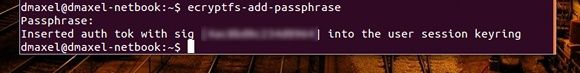 зашифровать домашнюю папку Ubuntu