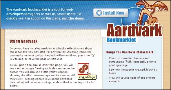 Основные советы и инструменты для печати веб-страниц Aardvark