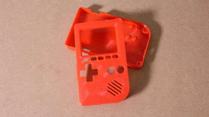 3D Печатный чехол Gameboy