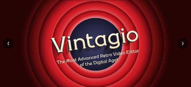 видео приложение vintagio