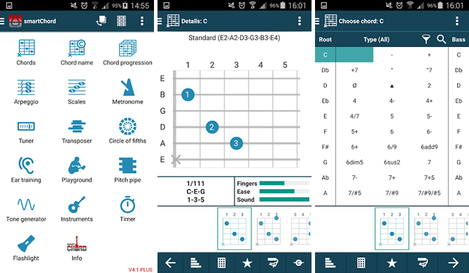 5 бесплатных приложений, которые помогут вам учиться и играть на гитаре Android приложение Smartchord