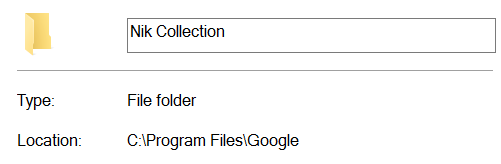 nik collection путь к файлу windows