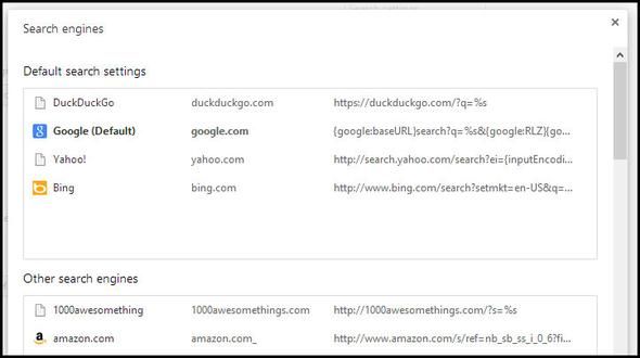 Как стать опытным пользователем Chrome: Часть 2. Закладки, настройки и расширения Настройки поиска Chrome