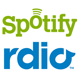 Spotify против Rdio: полное сравнение spotify rdio logo