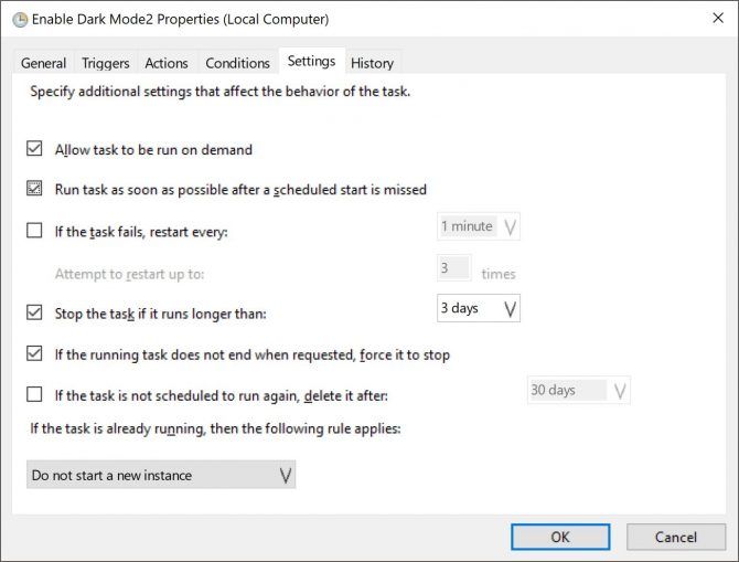 Как автоматически переключать темный режим Windows 10 на ночь Windows 8 e1529343356168