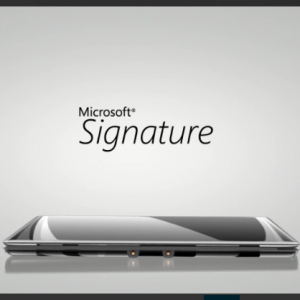 Microsoft подпись ПК