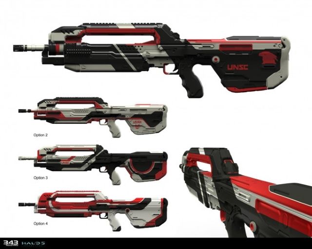 Пример концепт-арта Halo 5 Guardians Weapon