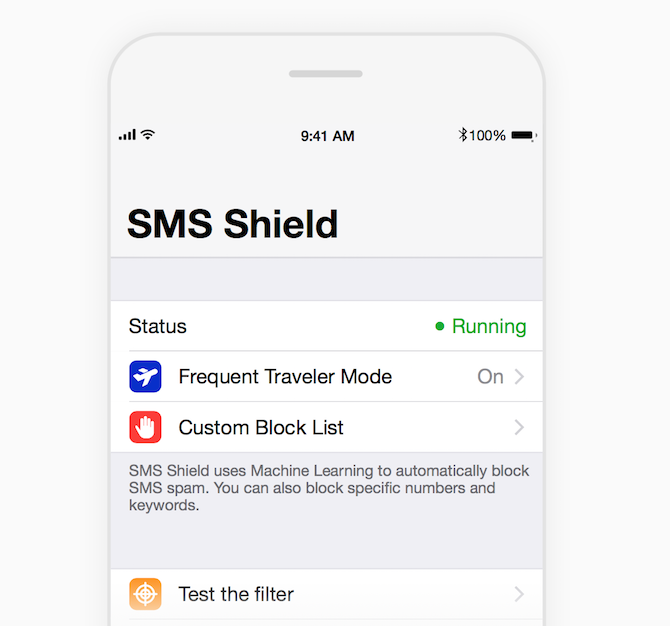 iOS 11 Приложения для блокировки SMS SMSShiled 2