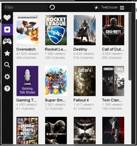 Twitch Now Chrome Extension