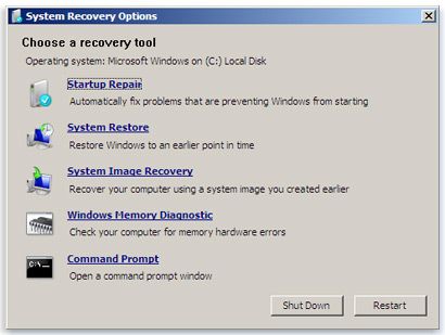 восстановление системы windows xp
