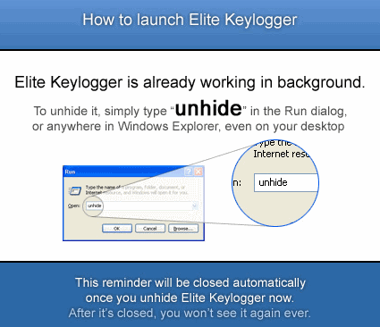 Elite Keylogger Инструкции